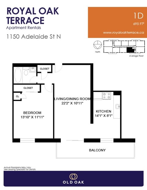 1150 Adelaide Street North 1-2 Beds Apartment, Affordable for Rent - Photo Gallery 10